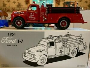 Rare 1st Gear 1951 Ford F-7 Fire Truck 1:34 MIB Diecast