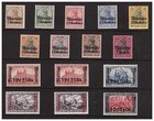 DP Marokko Einzelwerte aus Satz 21 - 33 mit Falz * (mh) oder postfrisch ** (mnh)