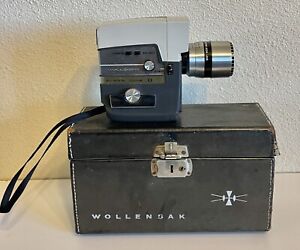 Vintage Revere 8mm Movie Camera Model 79 Eye Matic Spool Power Zoom w/case