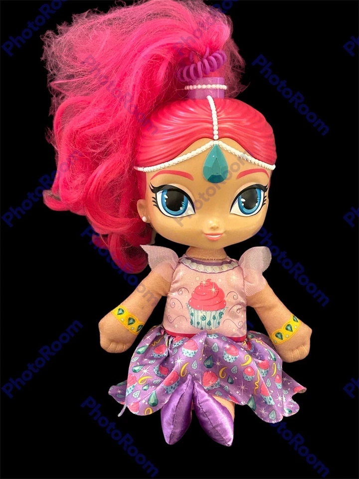FISHER-PRICE Shimmer & Shine Genie 12” MUÑECO DE PELUCHE BRILLANTE habla canta FUNCIONA Foto 1 de 4