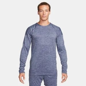 Mens Nike YOGA Dri-Fit Crew Top FB7775-437 Size XLarge - Picture 1 of 6
