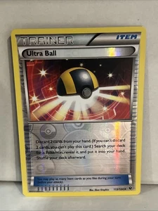 Ultra Ball - 113/124 - Uncommon - Reverse Holo NM-Mint Pokemon XY-- Fates Col - Bild 1 von 2