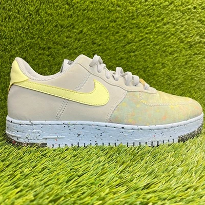 Nike Air Force 1 Low Crater Womens Size 11 Gray Green Athletic Shoes Sneakers - Image 1 of 4