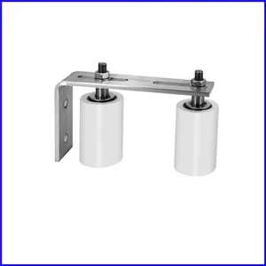 Rodillos ajustables de nailon de alta resistencia de 3"" con soporte en forma de L para puertas correderas - Imagen 1 de 8