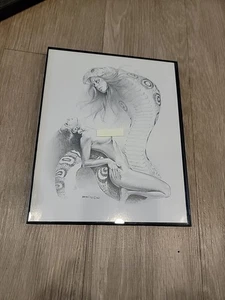 Boris Vallejo Art Print Framed 10"×8" ALTER EGO  - Picture 1 of 4