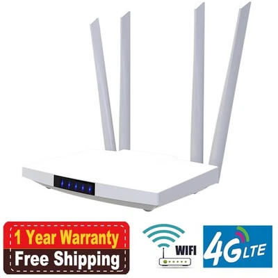 4G LTE CPE Home Router 300Mbps High-speed Wireless Router With SIM Card Slot - Image 1 of 4