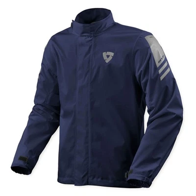 REV'IT! Men's Cyclone 4 H2O Dark Blue Rain Jacket (FRC023-0390) — 第 1/3 张图片