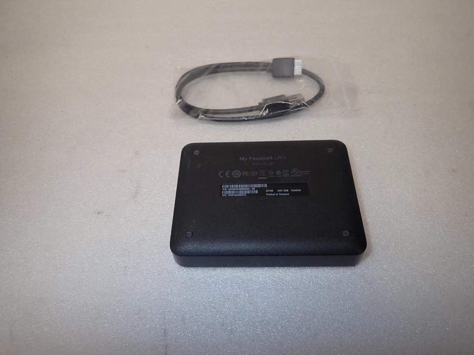Western Digital My Passport Ultra WDBMWV0020BBK-05 2TB External HD With Cable - Image 1 of 1