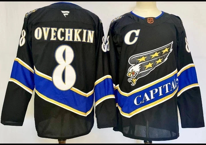 NWT Washington Capitals Alex Ovechkin Fanatics Screaming Eagle Reverse Retro - Image 1 of 1