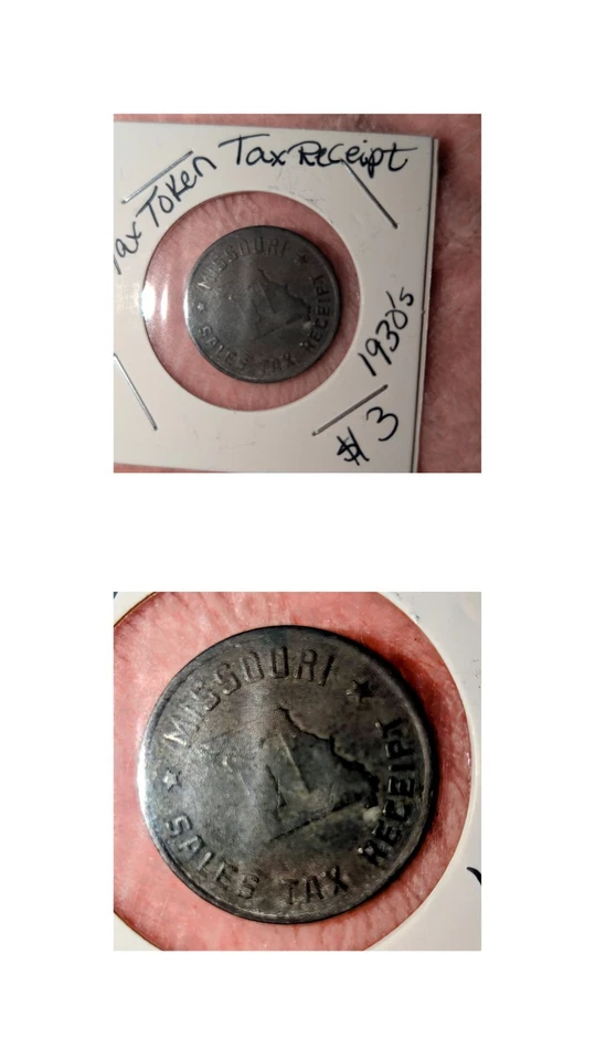 批量美国代币:税、配给、销售税、税务收据、电影院 — 第 1/4 张图片