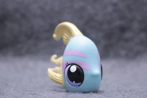 Authentic Littlest Pet Shop LPS Blue Yellow Angelfish Guppy #1721 - Picture 1 of 3