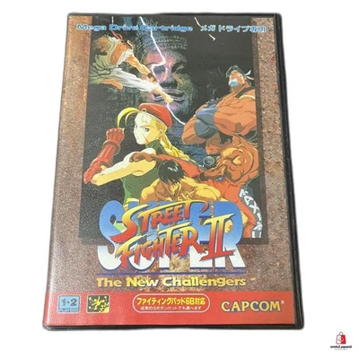 SUPER STREET FIGHTER II 2 SEGA Mega Drive "good" Japan Used - Image 1 of 4
