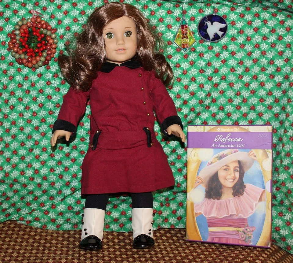 Cabeza de Rebecca Ruben Pleasant Company - Cuerpo de chica americana con caja - Libros 2-6 Foto 1 de 4