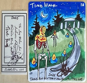 MTG ARTIST PROOF Portuguese Time Bomb Time Walk AP Sketch Amy WEBER Magic - Picture 1 of 2