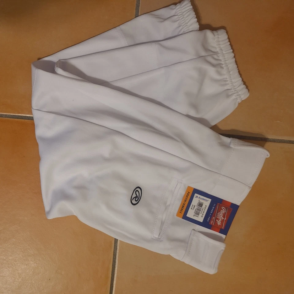 Pantalón de béisbol Rawlings juvenil de ajuste clásico Beltloop - blanco o gris Foto 1 de 1