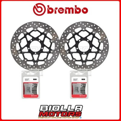 KIT PADS + DISCS BREMBO DUCATI MONSTER S ABS 1100 2010 FRONT [SR - Flo - Image 1 of 4