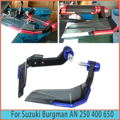 For Suzuki Burgman AN 250 400 650 CNC Handlebar Windshield Hand Guard Protector - Imagem 1 de 4