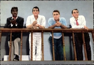 The RAT PACK, Sammy Davis Jr., Dean Martin, Peter Lawford, Frank Sinatra; NM - Picture 1 of 2