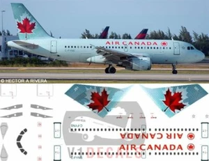 V1 Decals Airbus A319 Air Canada for 1/144 Revell Model Airplane Kit V1D0089 - Foto 1 di 8