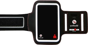 Yurbuds IronMan Series Reflectorized Smartphone Armband for iPhone 5/5S/SE Black - Picture 1 of 8