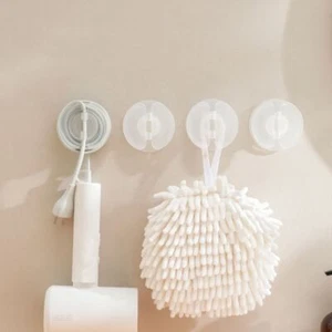 4 pcs Wear-resistant Cord Organizer Self Adhesive Wire Fixing Clip  Wall Mount - Afbeelding 1 van 10
