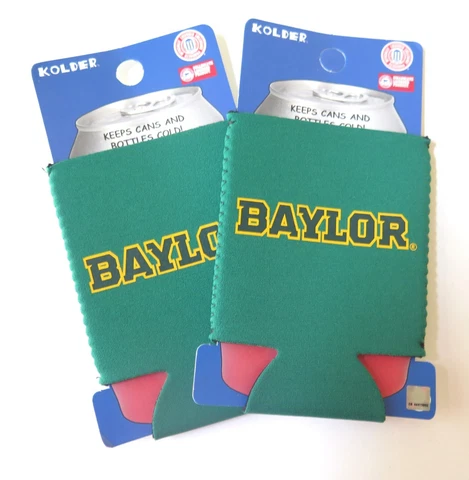 TWO (2) BAYLOR BEARS, NEOPRENE POCKET CAN KADDYS (CLOSEOUT) Cover