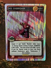 DBZ Panini Red Overpower Foil Rare #R124 - Heroes & Villains - NM