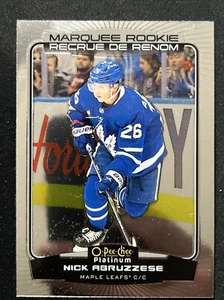 22-23 UD O-Pee-Chee Platinum Marquee Rookie 229 Nick Abruzzese - Picture 1 of 2