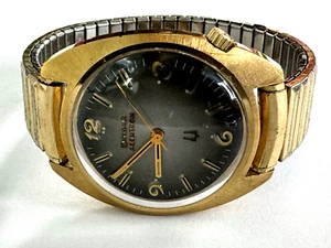 Vintage Herrenuhr Bulova Accutron N3 10KT R.G.P. Goldfarben Läuft - Bild 1 von 22