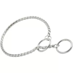 Collare a strozzo (scorrimento) deluxe argento misure 60 cm - Foto 1 di 1