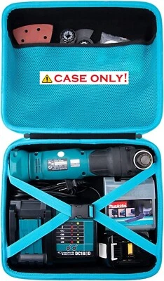 Case for Makita XMT03Z 18V LXT Lithium-Ion Cordless Multi-Tool Storage Box Organ - Image 1 of 4