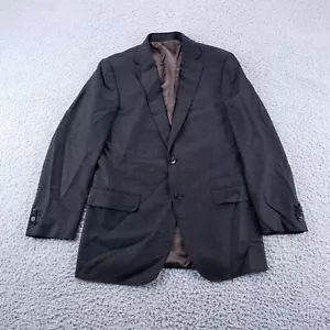 Cappotto sportivo Ermenegildo Zegna uomo 50R grigio lana blazer Italia check Mila fit - Foto 1 di 12