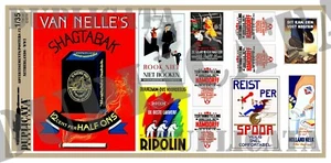 Diorama/Model Accessory - 1/35 Dutch Advertisements/Posters #2, 1930s/40s - WW2 - Picture 1 of 3