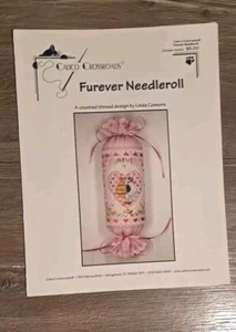 Calico Crossroads Furever Needleroll Counted cross stitch Chart + Charms Cats - Picture 1 of 2