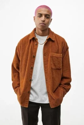Urban Outfitters BDG  Corduroy Shirt  XS Brown Ginger Jumbo shacket - Image 1 of 4