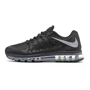 Nike Air Max 2015 - Nero Grigio Lupo - Taglia UK 8 (EU 42.5) US 9 - Foto 1 di 21