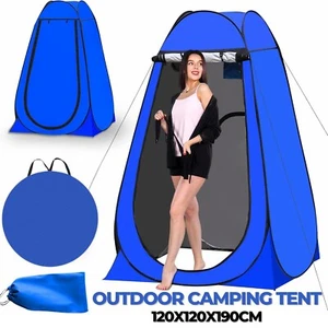 Pop Up Camping Shower Toilet Tent Outdoor Privacy Portable Change Room Shelter - Picture 1 of 12
