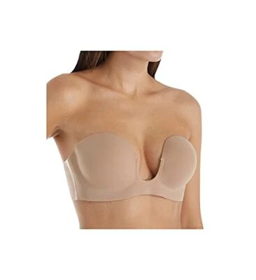 Fashion Forms 296252 Voluptuous U Plunge Backless Strapless Bra Nude DDD - Image 1 of 3