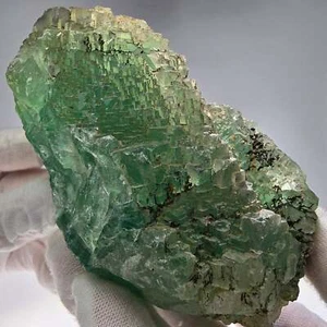 Große Phantom (UV) Fluorit Würfel Stufe grün gestuft Omehane Namibia 109*72*70mm - Bild 1 von 15