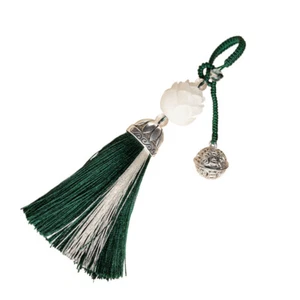 Chinese Style Long Tassel Pendant Phone Hanging Chain Lanyard Bodhi Beads - Zdjęcie 1 z 11
