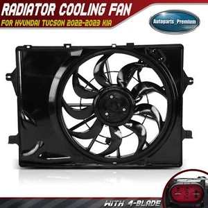 Conjunto de ventilador de refrigeración del radiador con motor sin escobillas para Hyundai Tucson Kia Sportage - Imagen 1 de 10