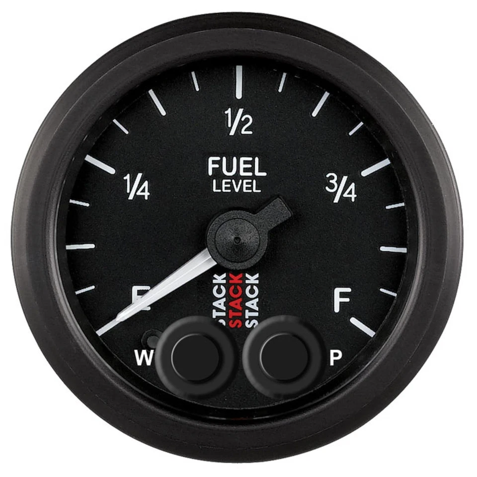 Stack Pro Control Fuel Level Gauge Electronic 52mm Black Face Illuminated 3515 - Image 1 of 1