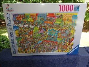 Ravensburger 19662 Charlie Chez Les Cowboys 1000 Piece Jigsaw Puzzle New Sealed - Picture 1 of 7