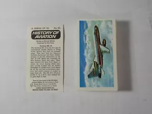 Brooke Bond carte da tè storia dell'aviazione 1972 set completo 50 - Foto 1 di 1