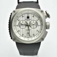 Zodiac Sport Racer ZO5801 Chronograph SS Silver Dial Mens Watch