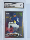 2012 Topps Chrome Rookie Autographs #WP Wily Peralta Brewers *GMA 9 MINT*