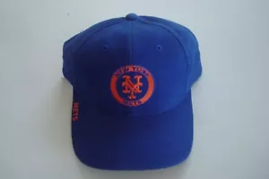 NEW YORK METS DEADSTOCK HAT CAP VINTAGE STRAPBACK BX1 BEACH GOLF - Picture 1 of 2