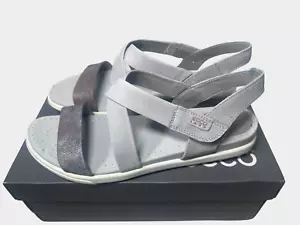 ECCO Women's Damara Crisscross Sandal Size 11-11.5 US - Picture 1 of 10