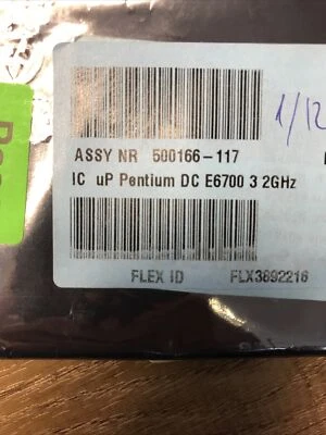 Intel Pentium E6700 SLGUF 3.20GHZ CPU Processor HP 500166-117 New Sealed - Image 1 of 2