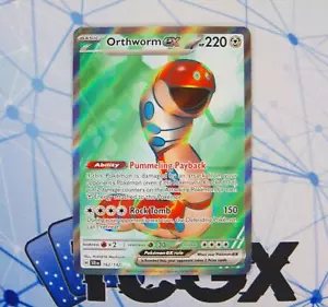Pokemon - Orthworm ex - 162/142 - Stellar Crown - Holo - Ultra Rare NM - Picture 1 of 1
